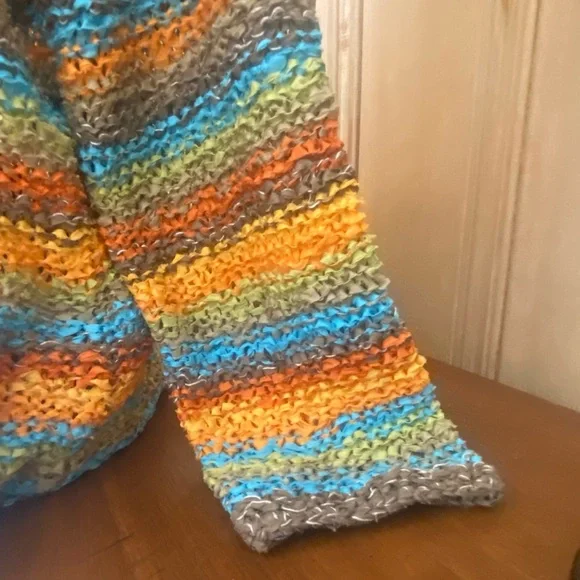 SIGRID OLSEN SILK BLEND HAND KNITTED PULLOVER TOP SIZE LARGE - Picture 5 of 7